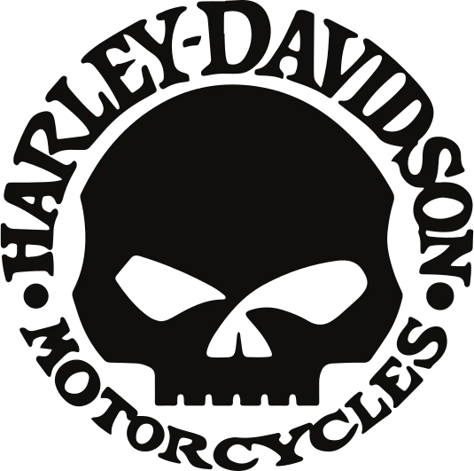 Pegatina Harley Davidson motor