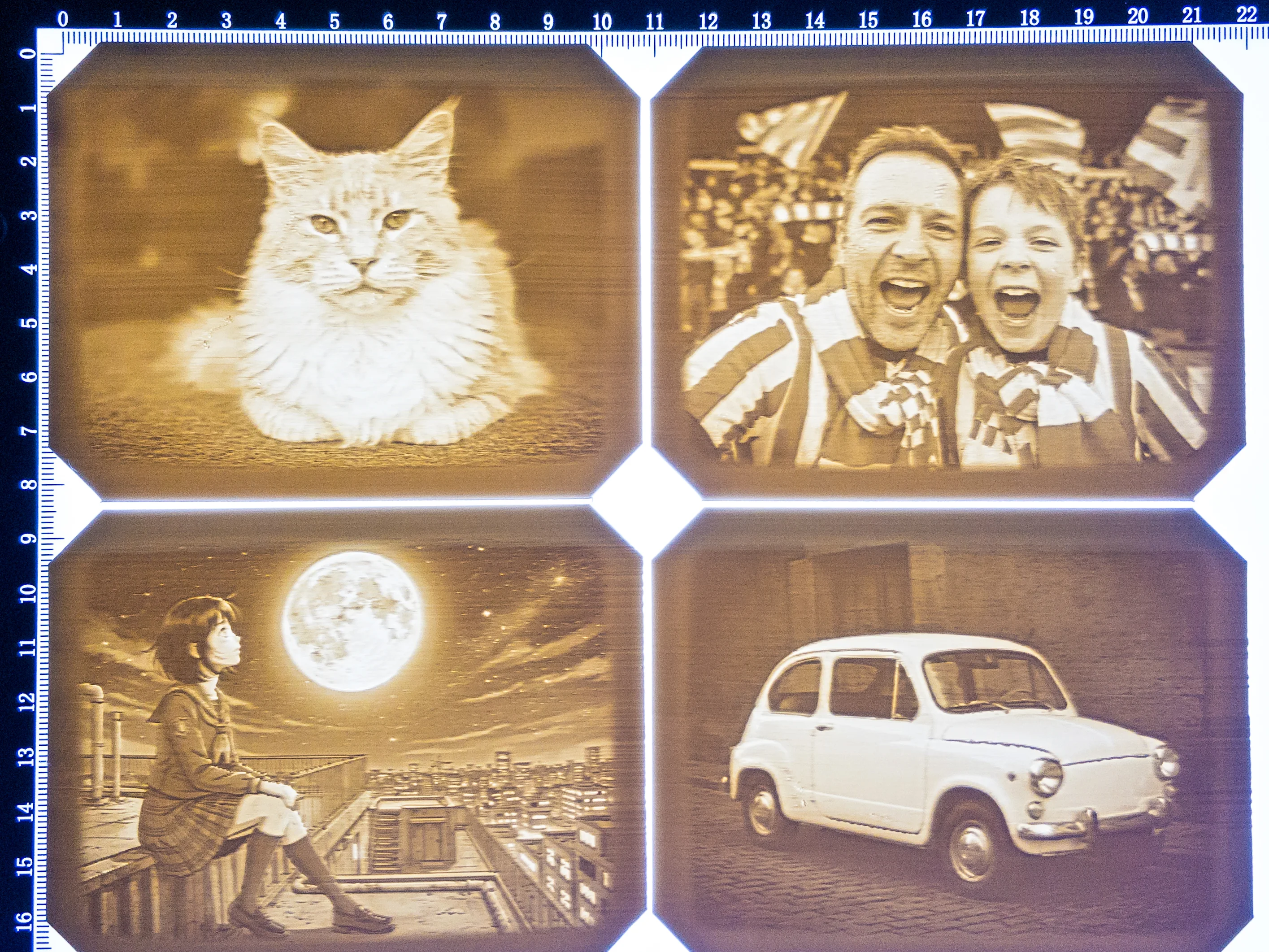 Litofanía: cómo una foto se convierte en luz